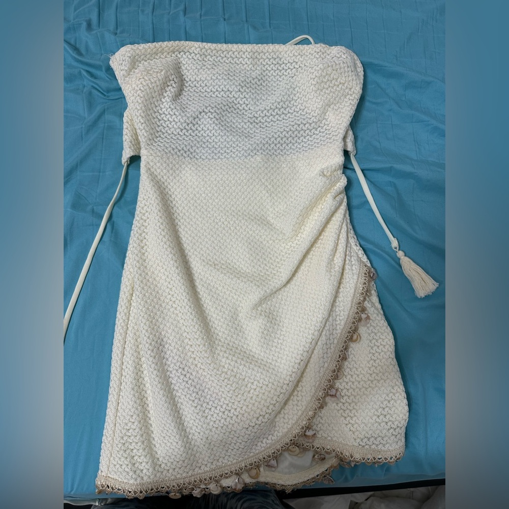 Windsor Cream Strapless Dress